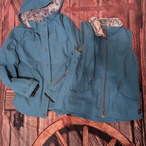 Women's Noble Outfitters Turquoise Utility Jacket